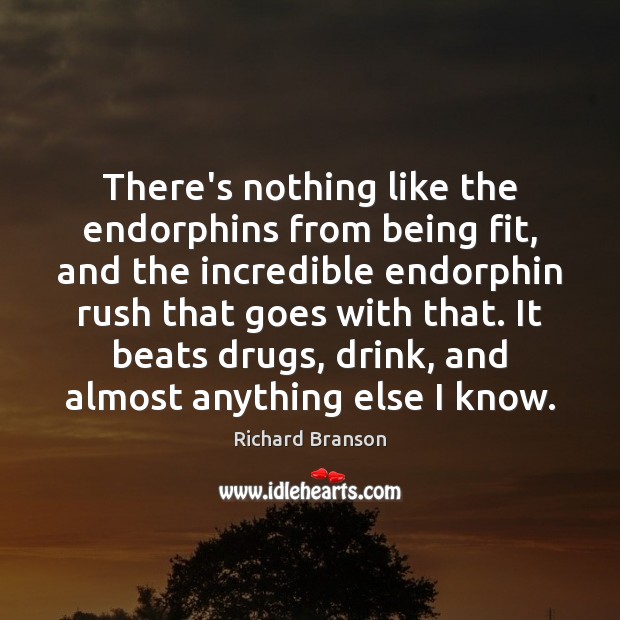 There’s nothing like the endorphins from being fit, and the incredible endorphin Image