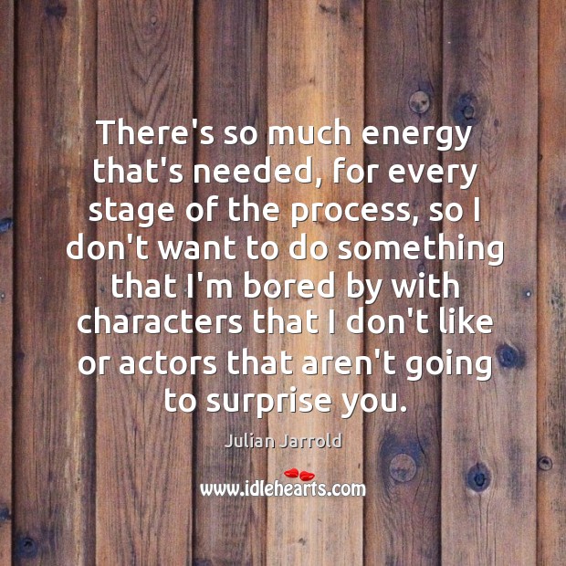 There’s so much energy that’s needed, for every stage of the process, Image