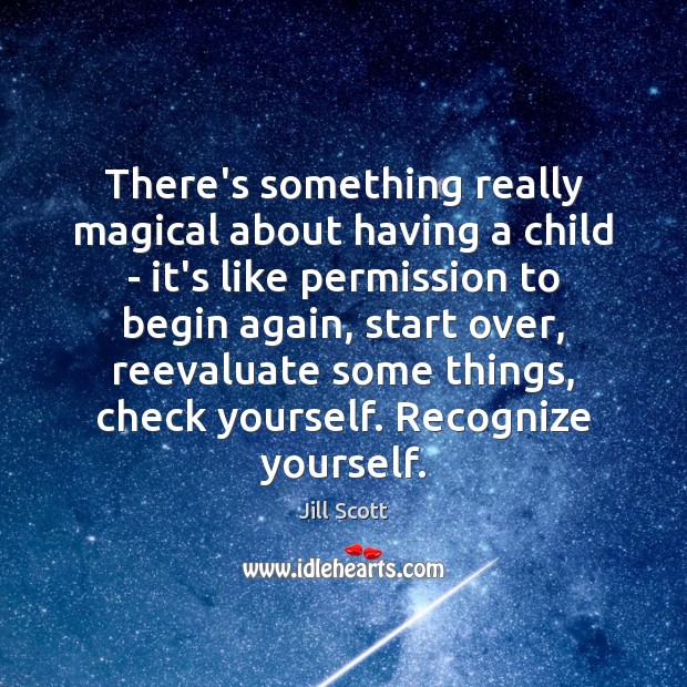 There’s something really magical about having a child – it’s like permission Image