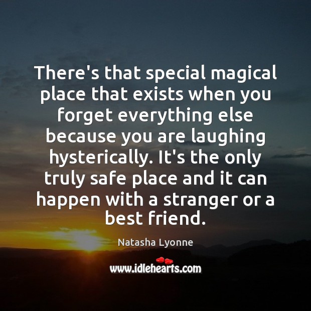 There’s that special magical place that exists when you forget everything else Natasha Lyonne Picture Quote