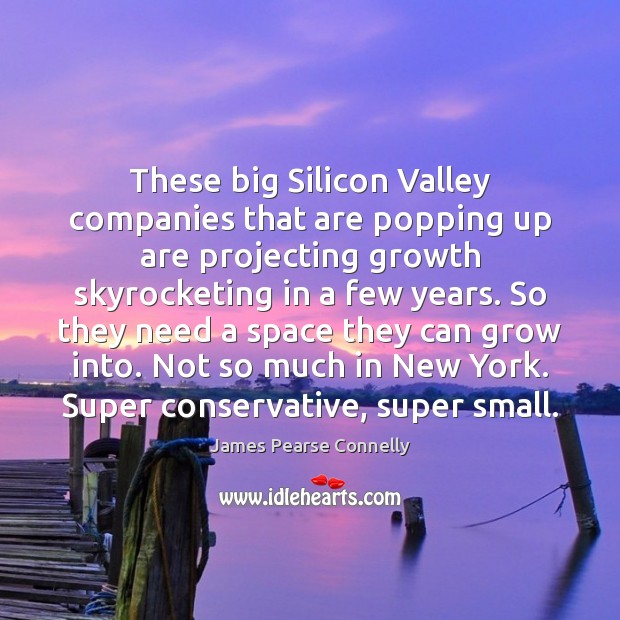 These big Silicon Valley companies that are popping up are projecting growth Image