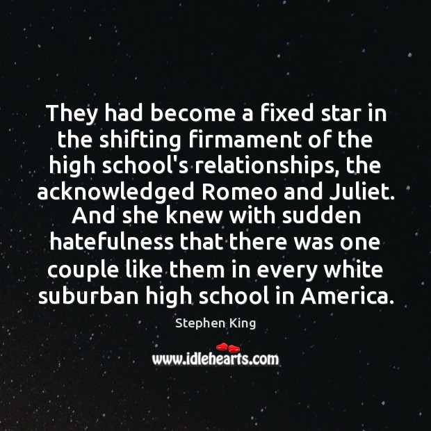 They had become a fixed star in the shifting firmament of the Image