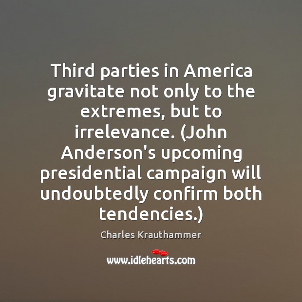 Third parties in America gravitate not only to the extremes, but to Image