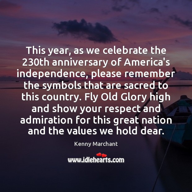This year, as we celebrate the 230th anniversary of America’s independence, please Image