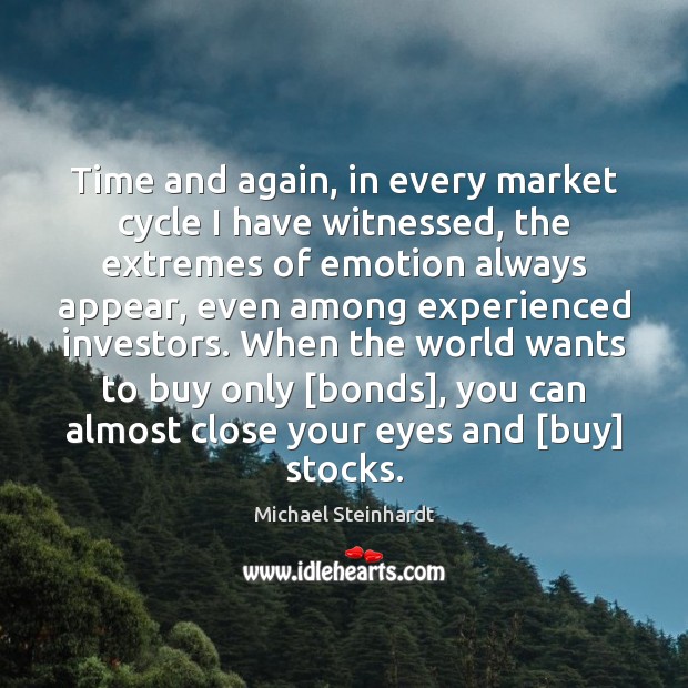 Time and again, in every market cycle I have witnessed, the extremes Image