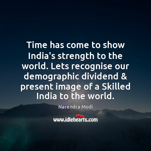 Time has come to show India’s strength to the world. Lets recognise Image