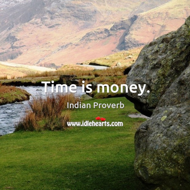 Time is money. Image
