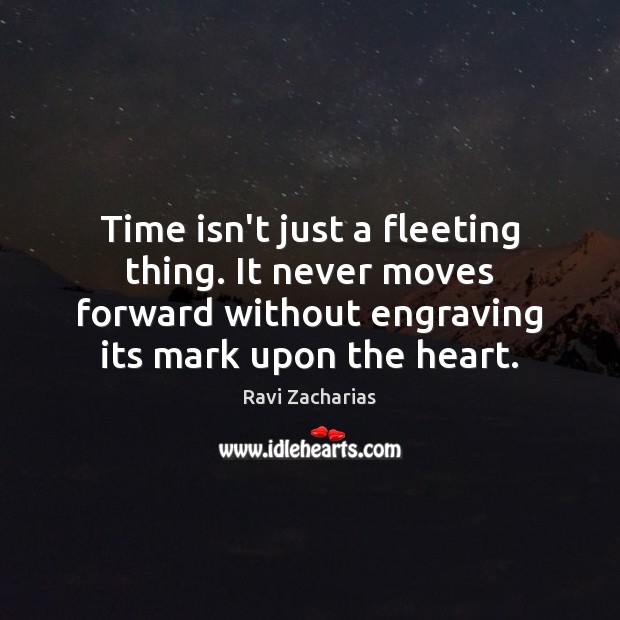 Time isn’t just a fleeting thing. It never moves forward without engraving Image