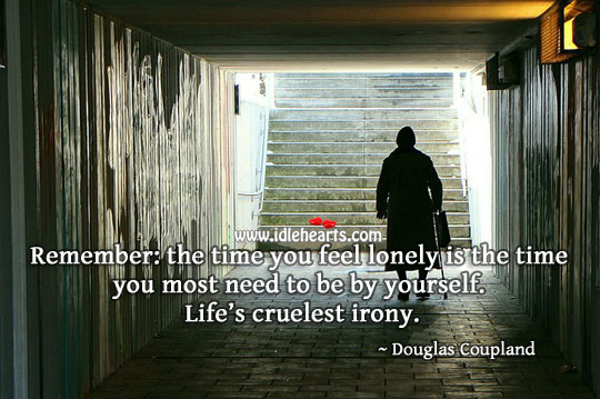 Life’s cruelest irony Douglas Coupland Picture Quote