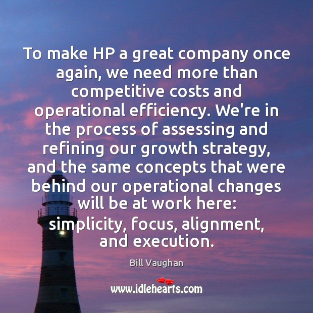 To make HP a great company once again, we need more than Image