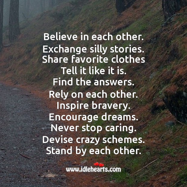 True friends believe in each other. Friendship Day Messages Image