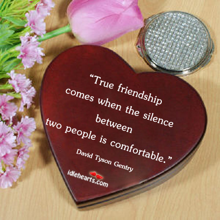 True friendship comes when the People Quotes Image