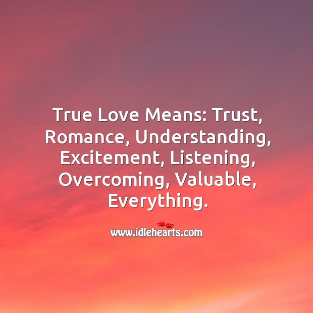 True love – What is true love? Image