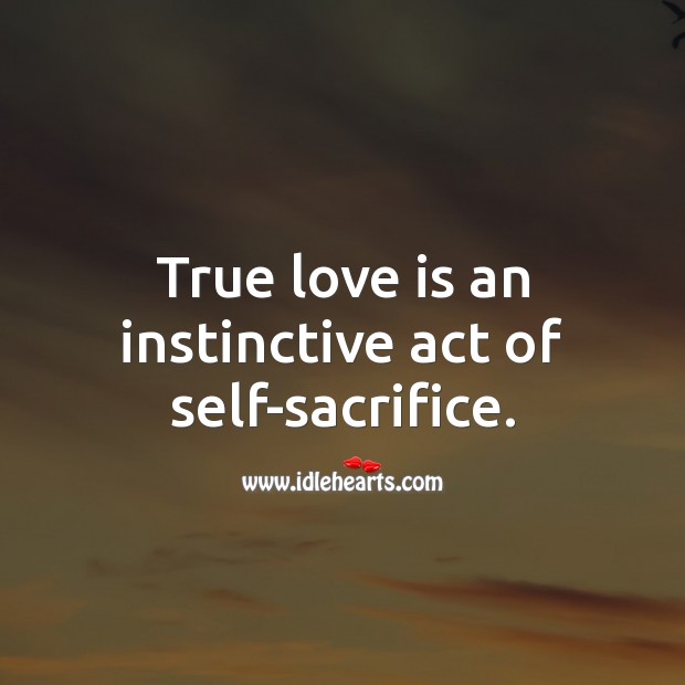 What is sacrifice in love