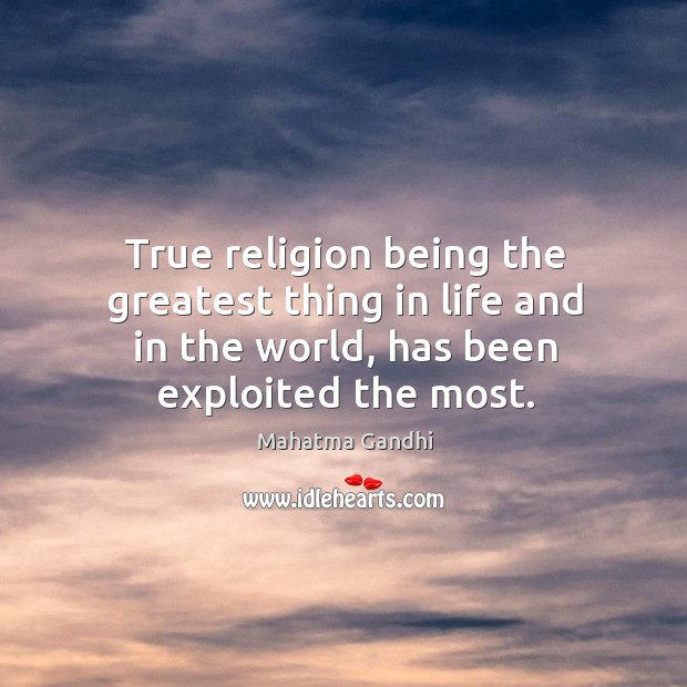 the most true religion in the world