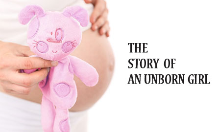 The story of an unborn girl Image