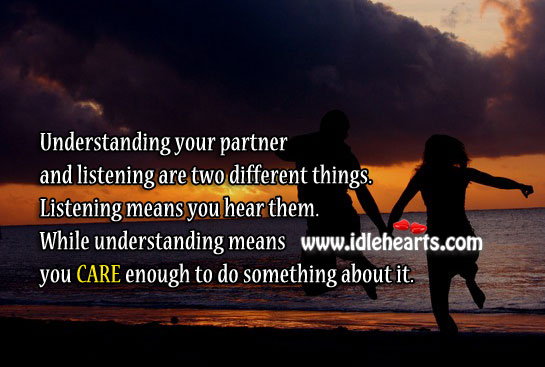 Understand your partner Image