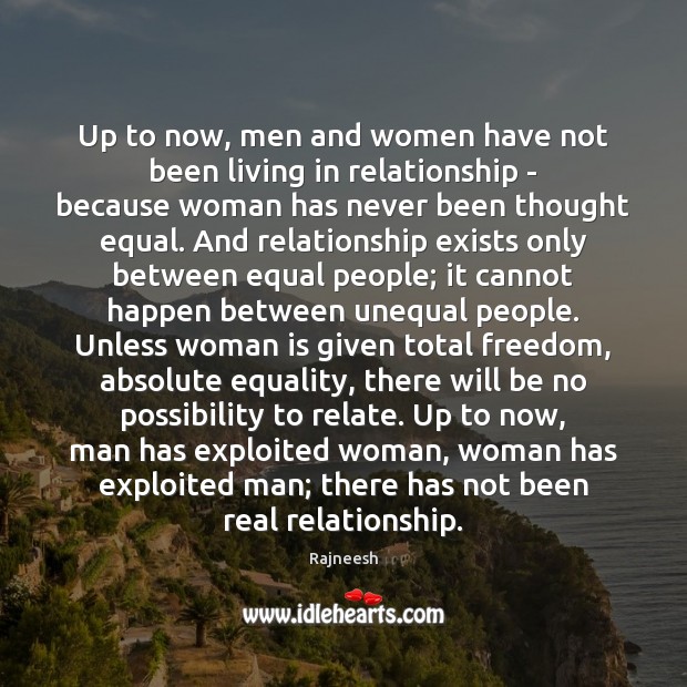 Up to now, men and women have not been living in relationship Image