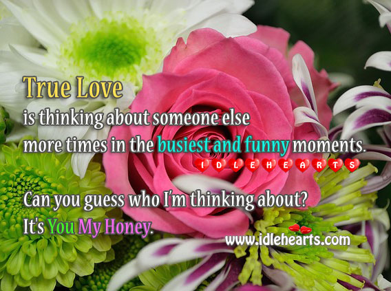 Valentine’s Day message for someone special. True Love Quotes Image