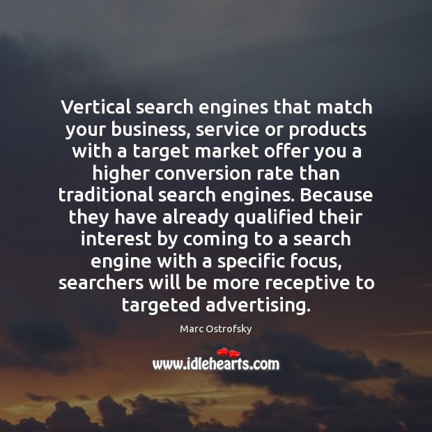 Vertical search engines that match your business, service or products with a Business Quotes Image