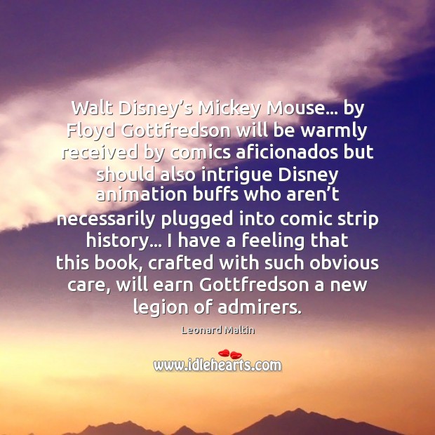 Walt Disney’s Mickey Mouse… by Floyd Gottfredson will be warmly received Image