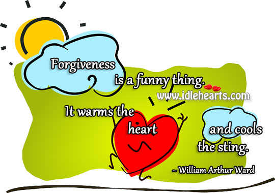 Forgiveness warms the heart Image