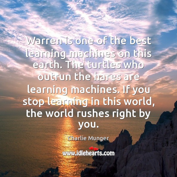 Warren is one of the best learning machines on this earth. The Image