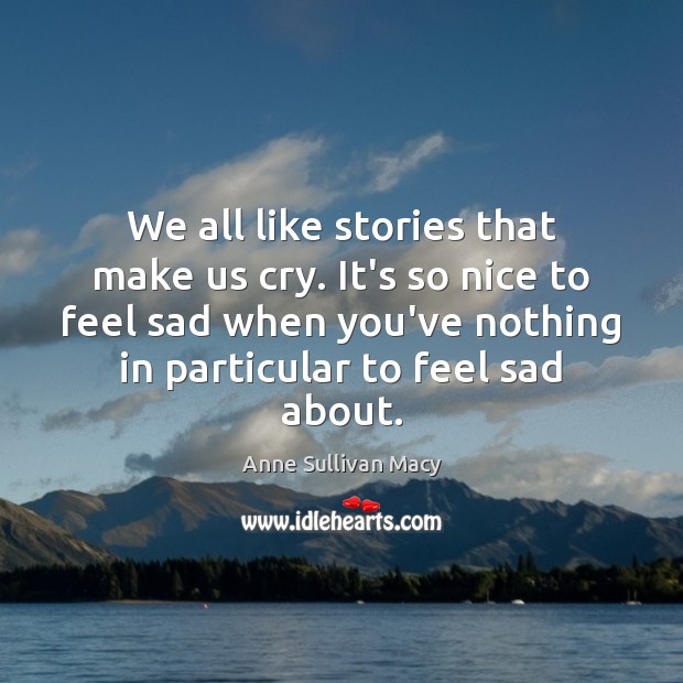 We all like stories that make us cry. It’s so nice to Image