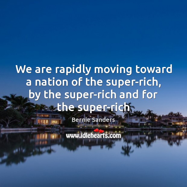 We are rapidly moving toward a nation of the super-rich, by the Image