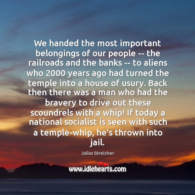 We handed the most important belongings of our people — the railroads Image