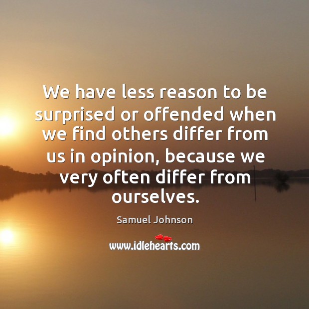 We have less reason to be surprised or offended when we find Image