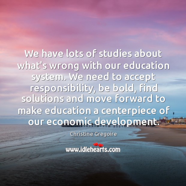 We have lots of studies about what’s wrong with our education system. Image