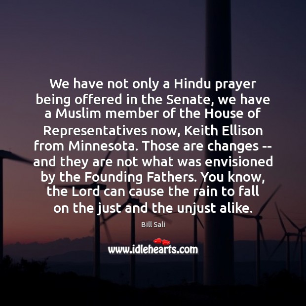 We have not only a Hindu prayer being offered in the Senate, Image