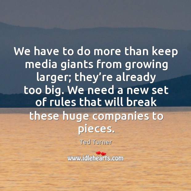 We have to do more than keep media giants from growing larger; Image