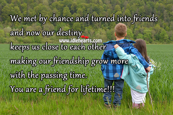 We met by chance and turned. Chance Quotes Image