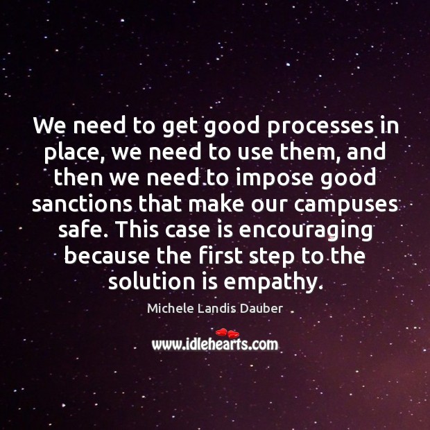 We need to get good processes in place, we need to use Solution Quotes Image