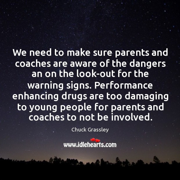 We need to make sure parents and coaches are aware of the dangers an on the look-out for Image