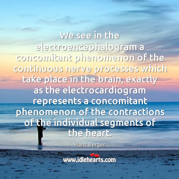 We see in the electroencephalogram a concomitant phenomenon of the continuous nerve Image