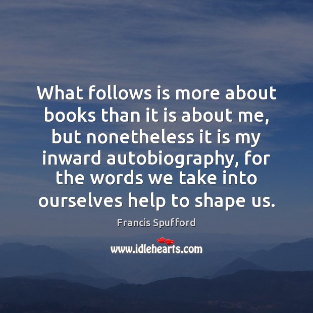 What follows is more about books than it is about me, but Image