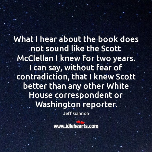 What I hear about the book does not sound like the Scott Image