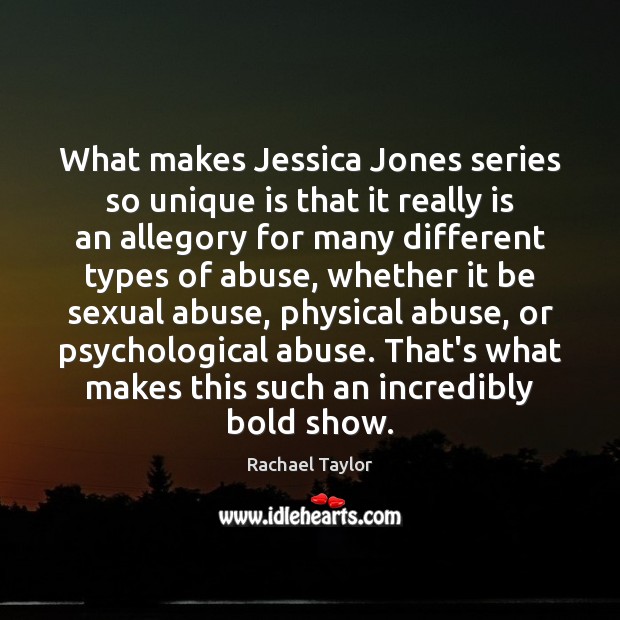 What makes Jessica Jones series so unique is that it really is Image