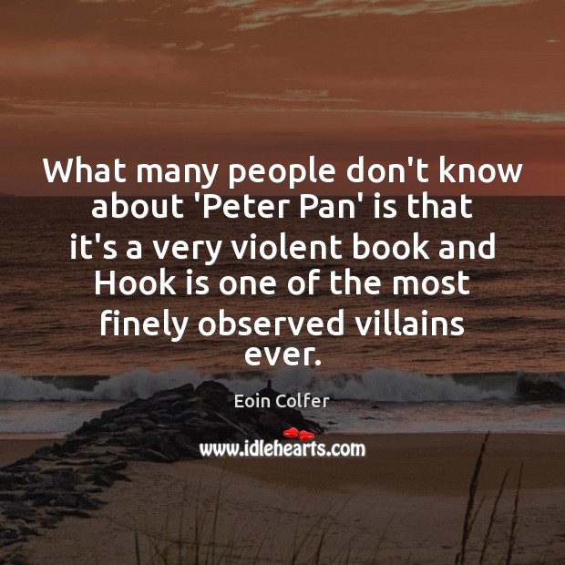 What many people don’t know about ‘Peter Pan’ is that it’s a Image