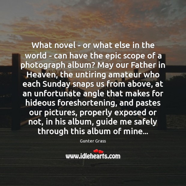 What novel – or what else in the world – can have Image