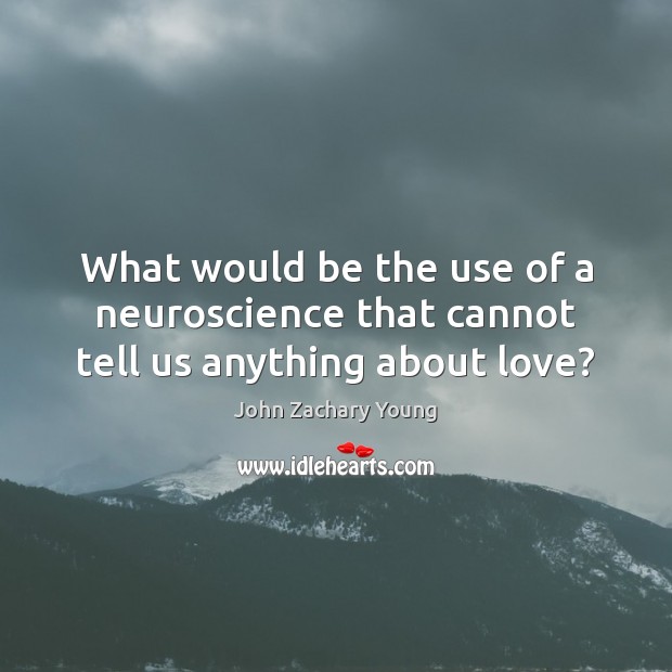 What would be the use of a neuroscience that cannot tell us anything about love? Image