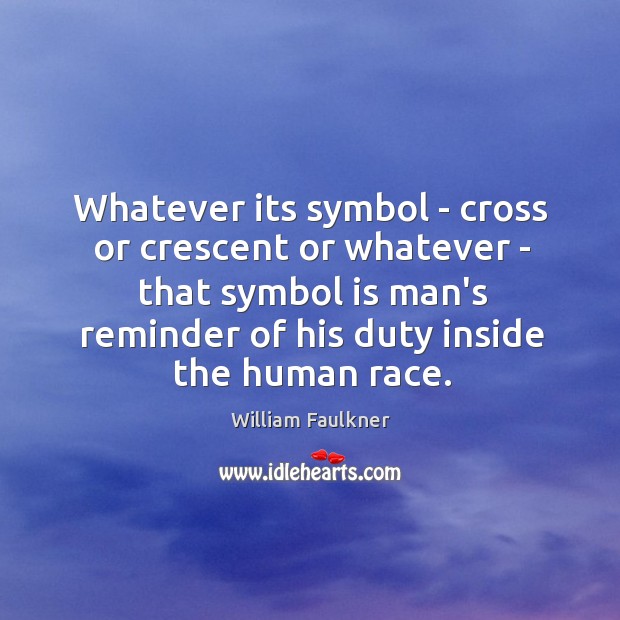 Whatever its symbol – cross or crescent or whatever – that symbol Image