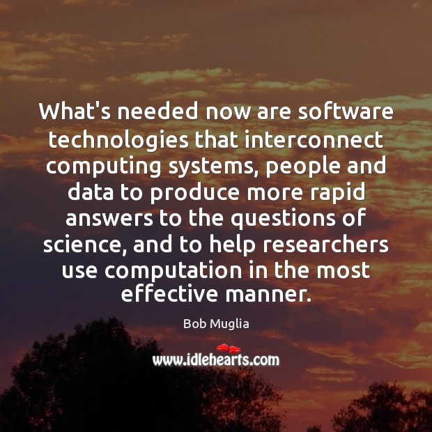 What’s needed now are software technologies that interconnect computing systems, people and Image