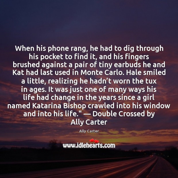 When his phone rang, he had to dig through his pocket to Image