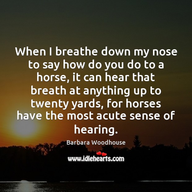 When I breathe down my nose to say how do you do Image