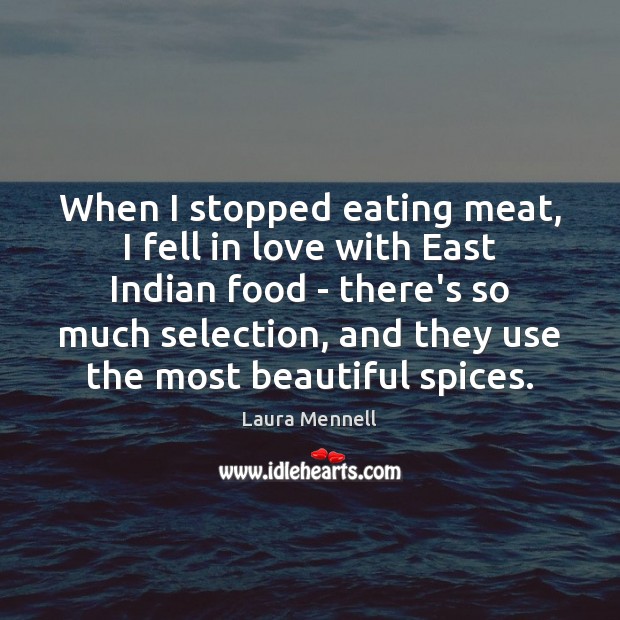 When I stopped eating meat, I fell in love with East Indian Image