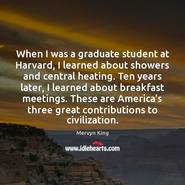 When I was a graduate student at Harvard, I learned about showers Image